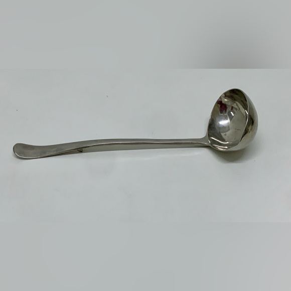 Vintage Raimond Large Raised Rattail Hook Stand Silver Plated Punch Soup Ladle - Picture 15 of 16